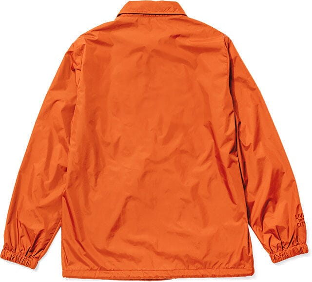 Coach jacket cheap orange